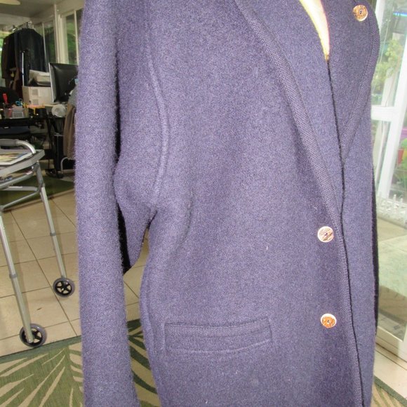 Navy Geiger jacket size 40/L/US 10 - Picture 2 of 9